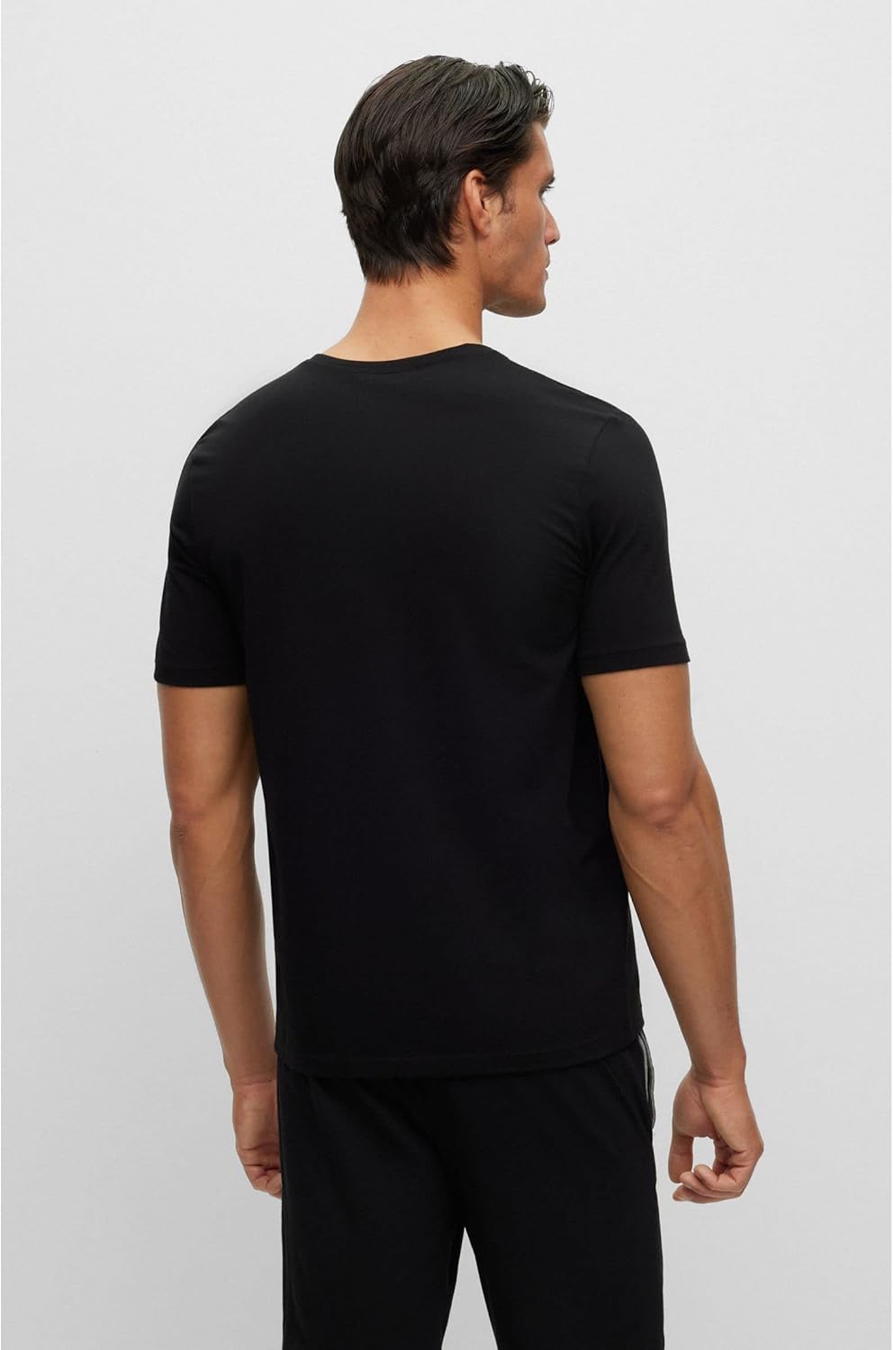 BOSS Herren Mix&Match R T-Shirt, Schwarz