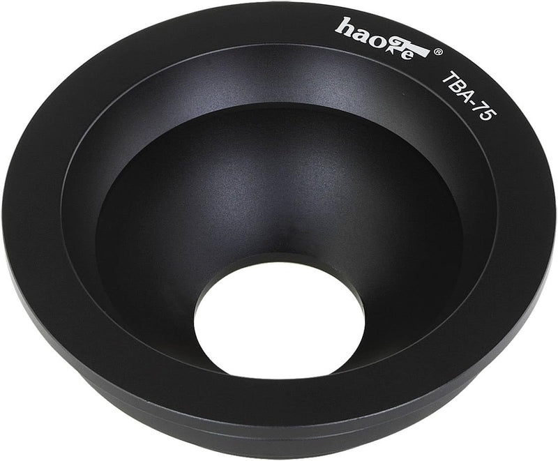 Haoge TBA-75 75 mm Metall-Halbkugel-Adapter für Gitzo Systematic Serie 3 4 5 Stativkopf passend für