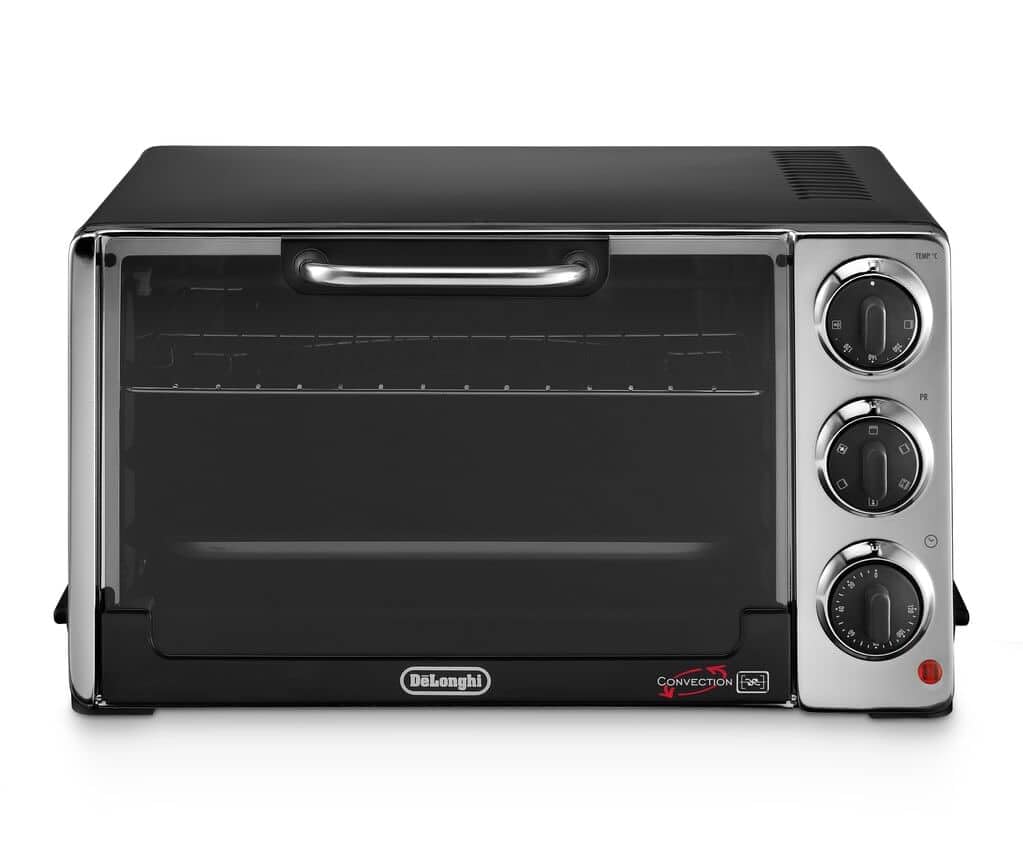 De'Longhi EO20792 Elektroofen, 20 Liter, 7 Kochfunktionen, Timer, 1300 Watt, Schwarz, Traditionell