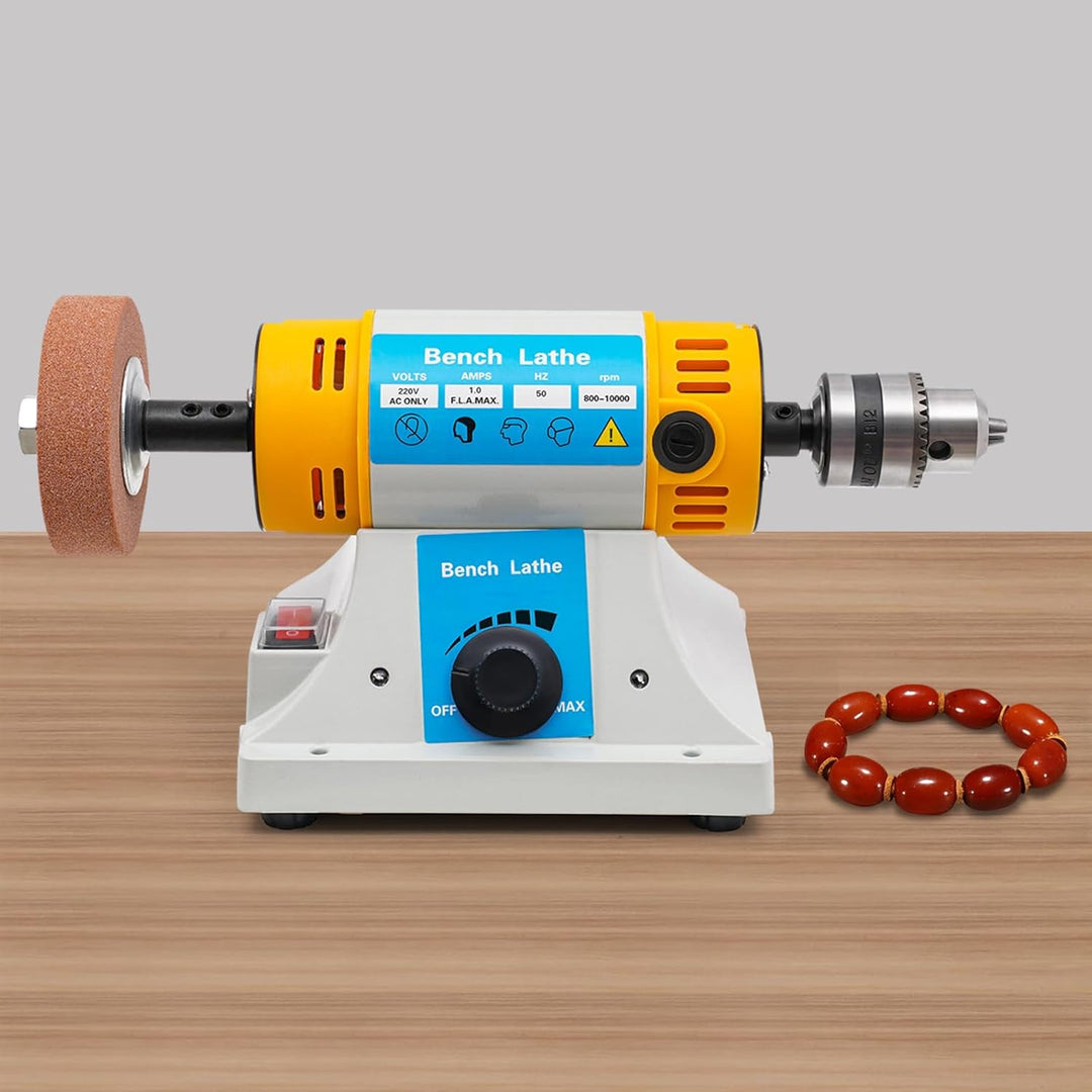 Tisch Poliermaschine, 320W 220V Mini Poliermaschine, 10000U/min Elektrische Schleifmaschine für Schl