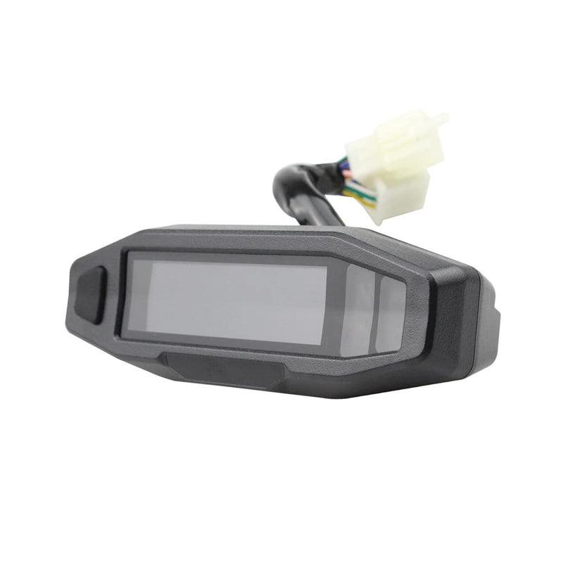 Shkalacar Motorrad Digitaler Tachometer, Drehzahlmesser mit 1-6 Gang LCD Display, Blinker, Hintergru