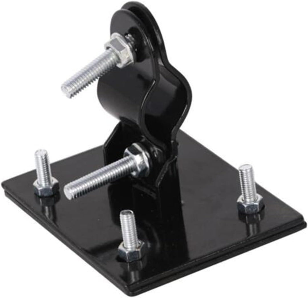 Fahrradkorb Feste Halterung, Frontkorbzubehör, schwarzes Metall, Gepäckträgerhalterung, 5 kg Tragkra