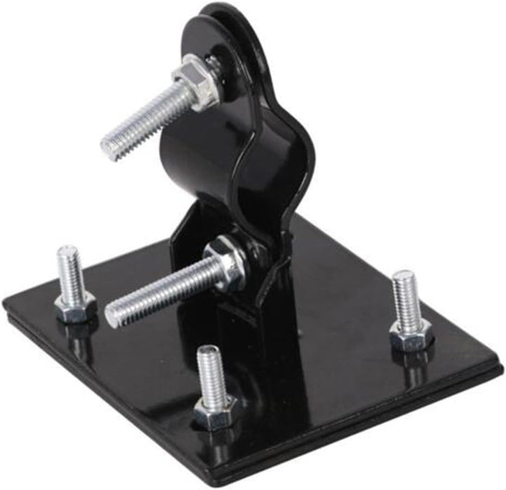 Fahrradkorb Feste Halterung, Frontkorbzubehör, schwarzes Metall, Gepäckträgerhalterung, 5 kg Tragkra