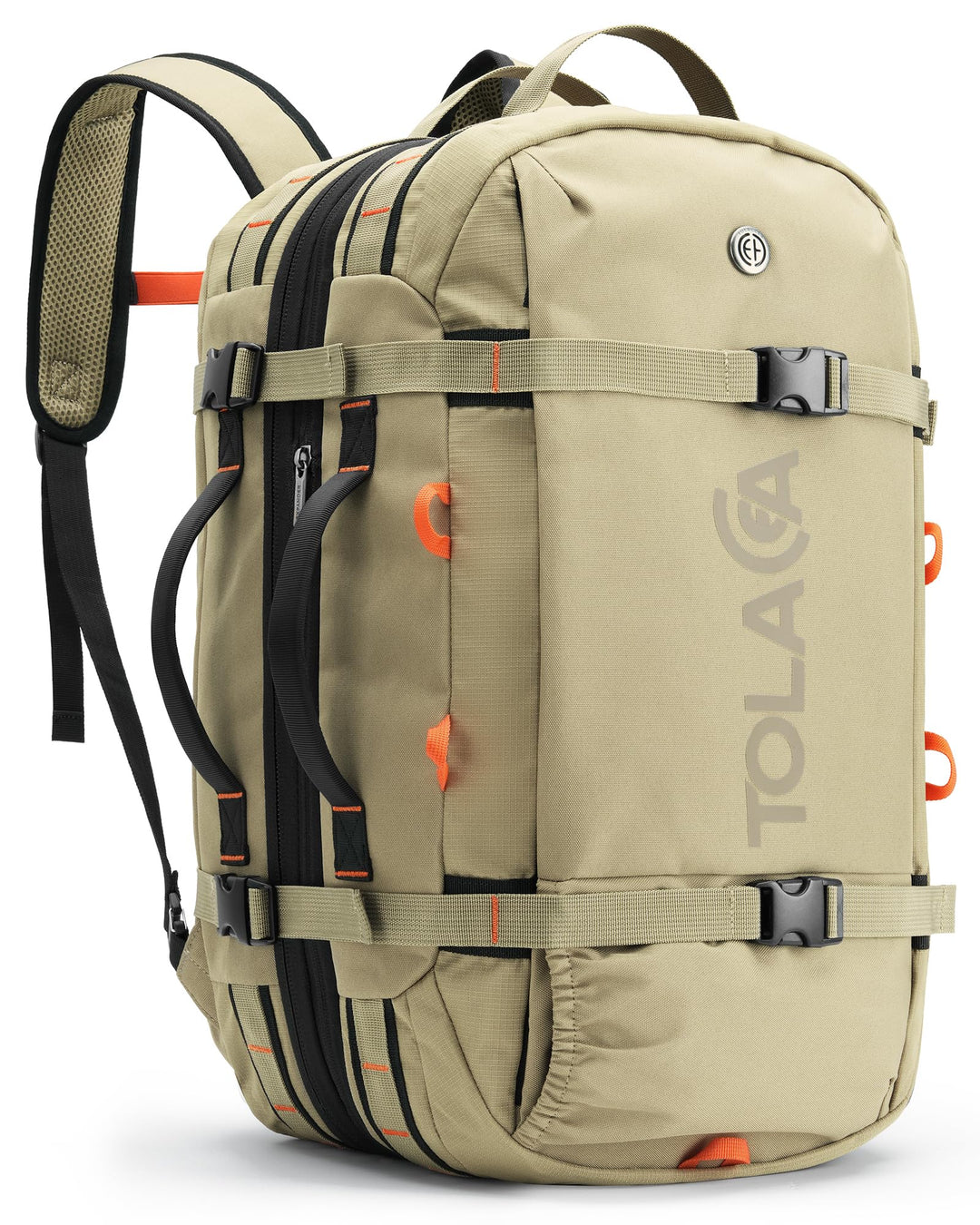 Tolaccea Reiserucksack, Handgepäck Rucksack Flugzeug, TSA-Freundlicher Laptop Rucksack 15,6 Zoll, Er