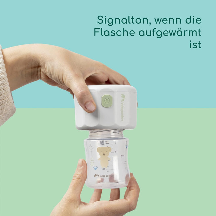 Bebeconfort Digitaler Kompaktflaschenwärmer, Flaschenwärmer baby für unterwegs, kompakt L6,5 x B6,5