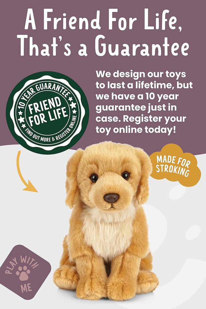 Living Nature Soft Toy - Stofftier Golden Retriever (20cm)