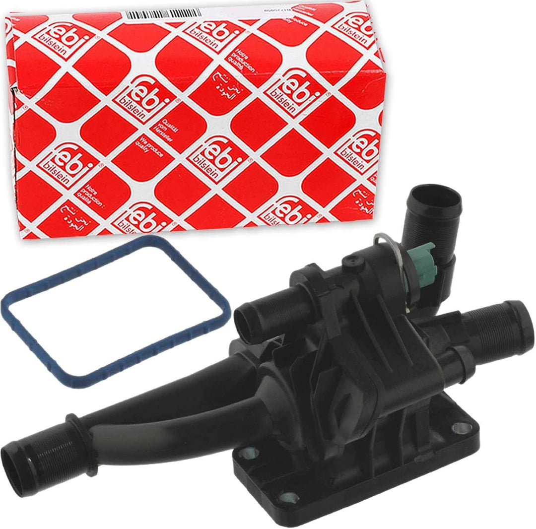 febi bilstein 36173 Thermostat mit Gehäuse, Dichtung und Temperaturschalter , 1 Stück
