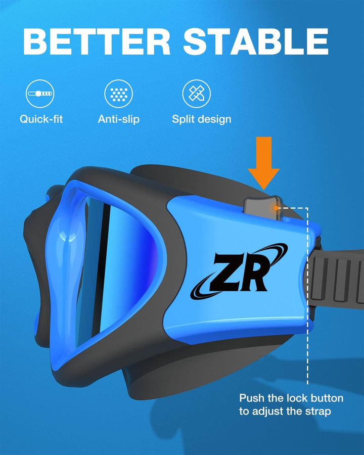 ZIONOR Polarisiert/Nein Polarisiert Schwimmbrille für Herren und Damen [UPGRADE], G1 Schwimmbrille U