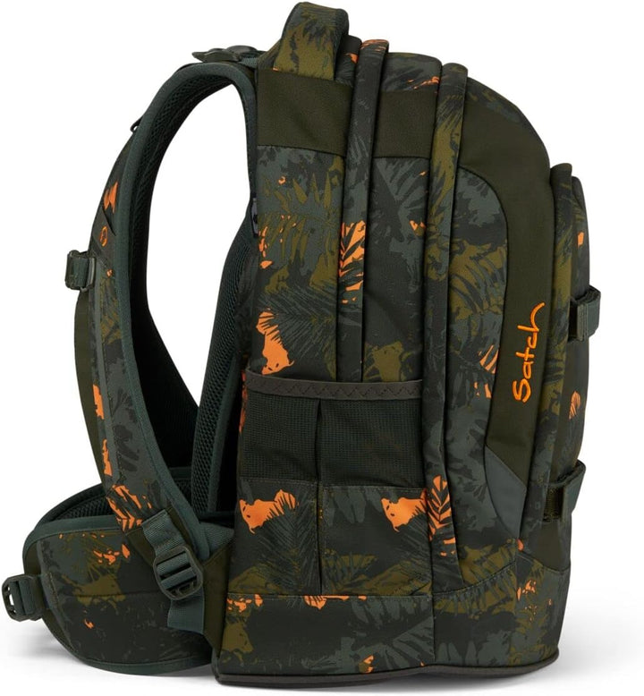 Satch Pack Pencil Slider Light Edition Schulrucksack Set 3tlg. mit Sportbeutel (Jurassic Jungle), Ju