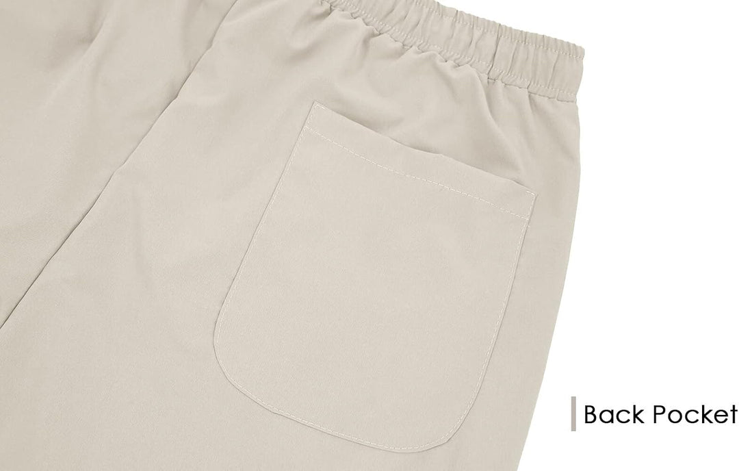 FEOYA Herren Haremshosen Baumwolle Leinen Kordelzug Leichte Haremshosen Elastische Taille Baggy Hose