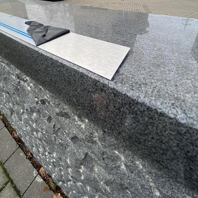 Edelstahl Blechstreifen 2000 * 170 mm Blechstreifen K240 geschliffen V2A 0,8mm stark Zierstreifen, B