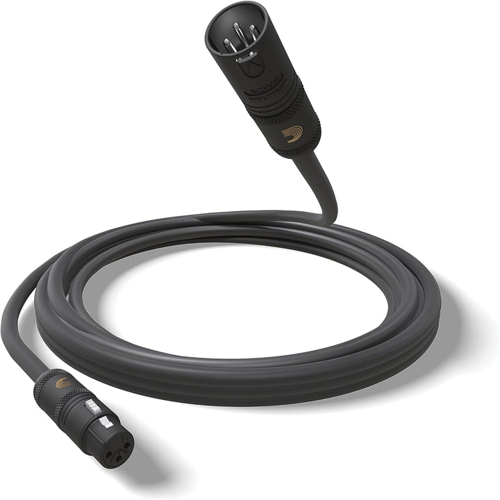 Planet Waves PW-AMSM-25 American Stage Mikrofonkabel 7,5m (25 Fuss) schwarz 7,6 Meter / 25 Fuss, 7,6