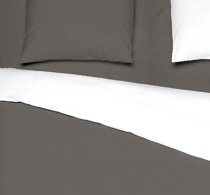 Uni Einfarbig Wende Bettwäsche Mistral Home Edel Perkal 100% Ägyptische Baumwolle, Farbe:Bungee Cord