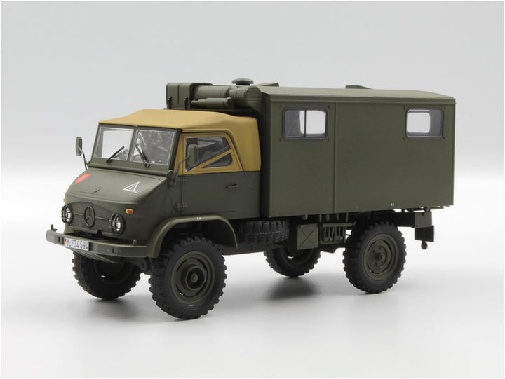 ICM ICM35136 1:35-Unimog S 404 w/Box Body, Bundeswehr LKW Massstab Modellbausatz