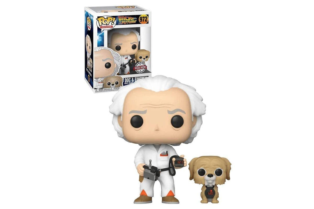 Funko Pop! Back To The Future Doc & Einstein Walmart Exklusive Vinyl-Figur