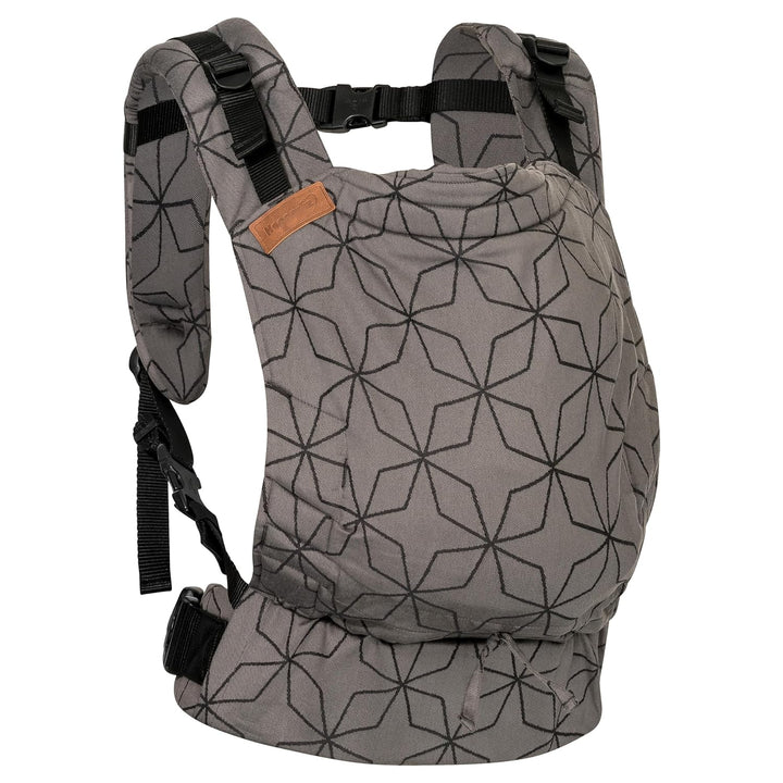 Hoppediz Buckle - 4-in-1 Babytrage für Neugeborene ab Geburt - Fullbuckle Tragehilfe mit 2 Schnallen