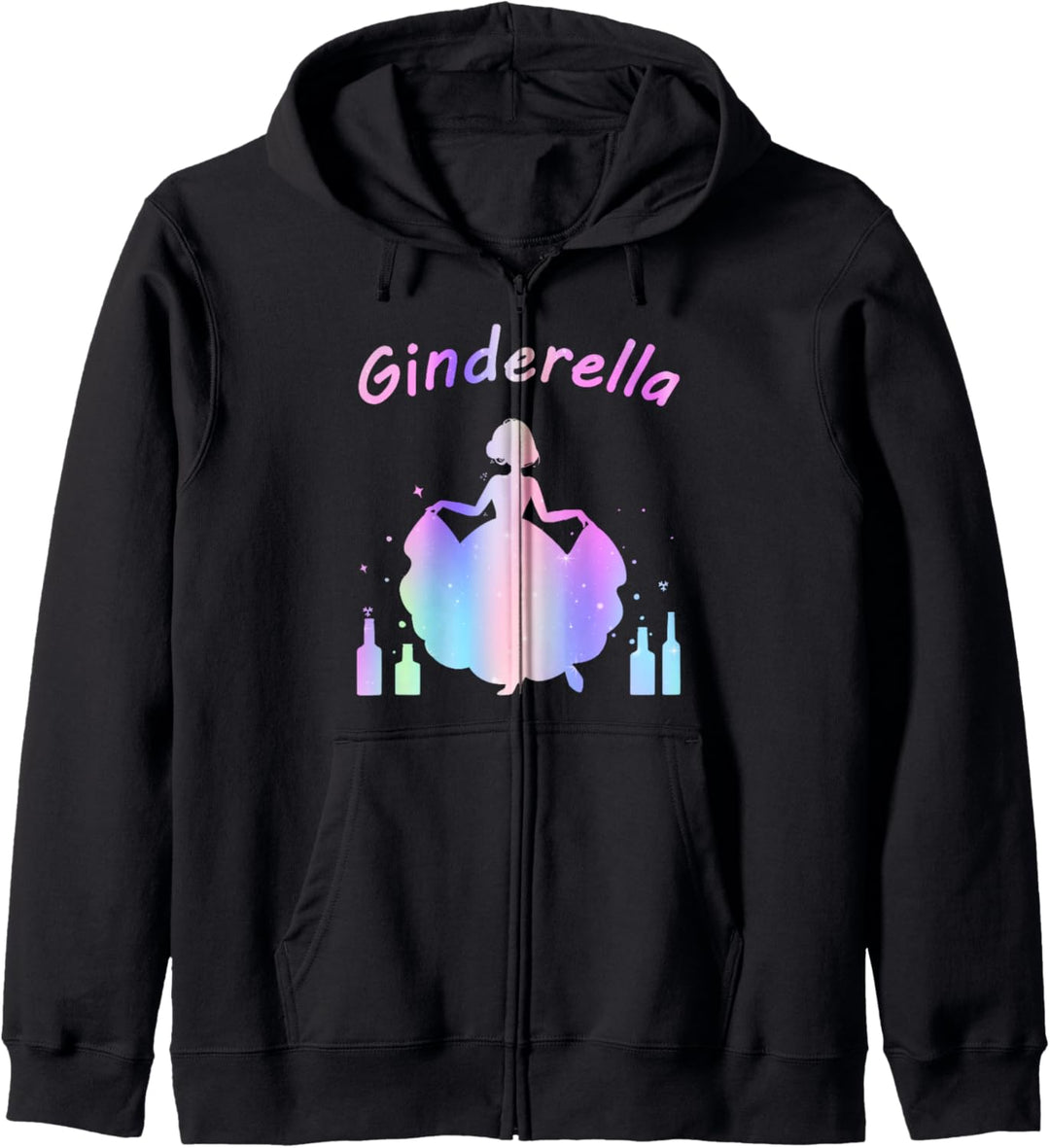 Ginderella Jungesellinnenabschied Gin JGA Trinksprüche Kapuzenjacke