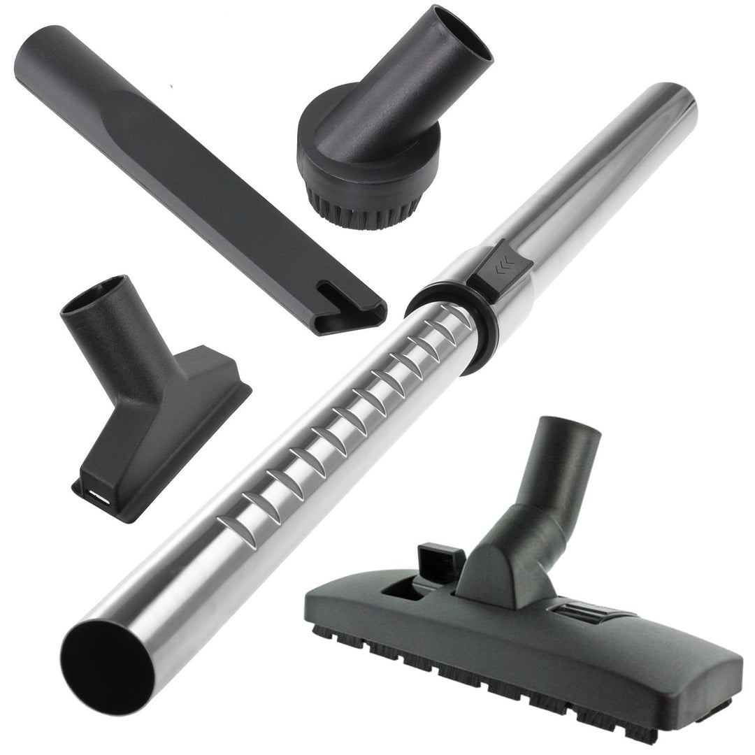 SPARES2GO Universal Teleskopstange & Werkzeugset für alle Staubsauger mit 32mm Durchmesser Schlaucha