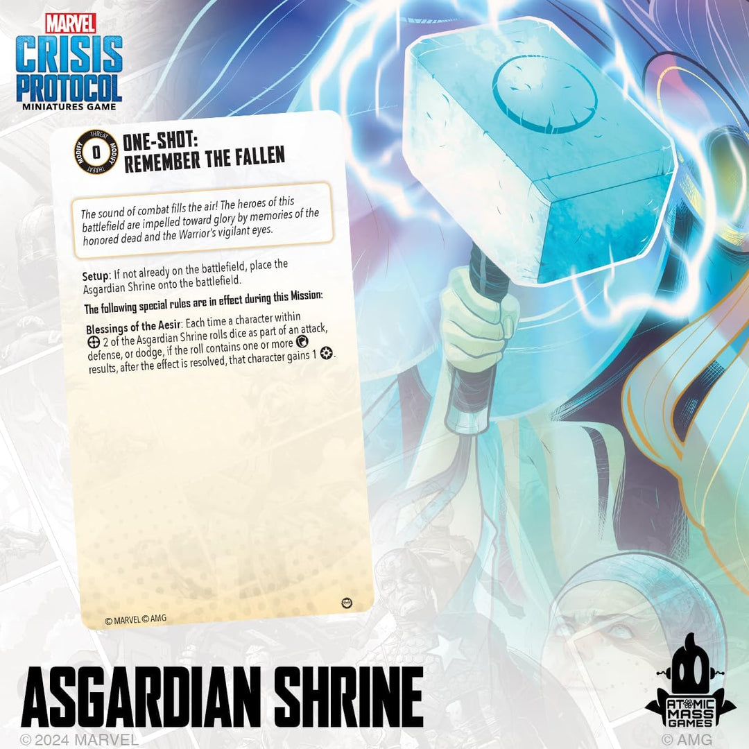 Atomic Mass Games, Marvel: Crisis Protocol – „Asgardischer Schrein“, Geländeset-Erweiterung, Tableto