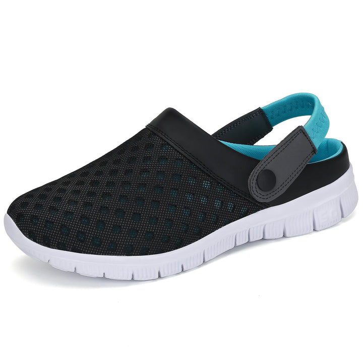SAGUARO Sommer Clogs Herren Atmungsaktiv Hausschuhe Damen Leicht Pantolette Strand Slippers rutschfe