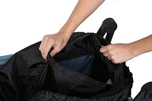 Playmarket We Go Basic Einkaufswagen, zusammenklappbar, 4 Rollen, Koffer Blau (Navy)