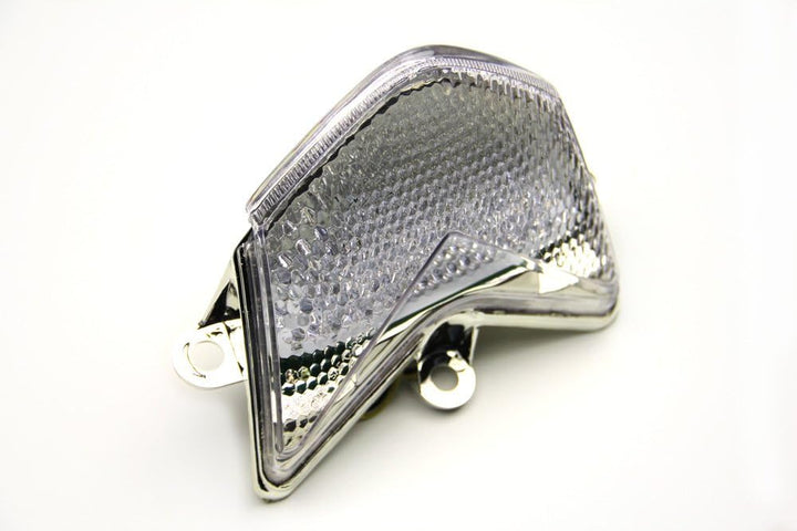 aVDB-moto LED-Bremslicht mit integrierten Blinker kompatibel mit Kawasaki ZX10R 2004/2005 (Klar), Kl