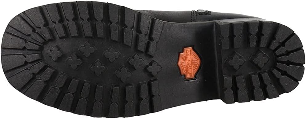 HARLEY-DAVIDSON Damen Ashby Schlupfschuh Stiefel 36 EU Schwarz, 36 EU Schwarz