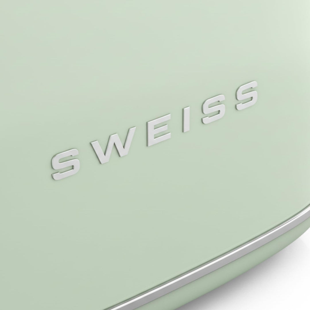 SWEISS Vintage-Toaster GRS7, 2 Schlitze, 6 Bräunungsstufen, Auftaufunktion, Für Baguette geeignet, S