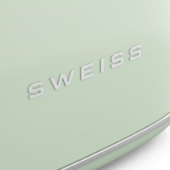 SWEISS Vintage-Toaster GRS7, 2 Schlitze, 6 Bräunungsstufen, Auftaufunktion, Für Baguette geeignet, S