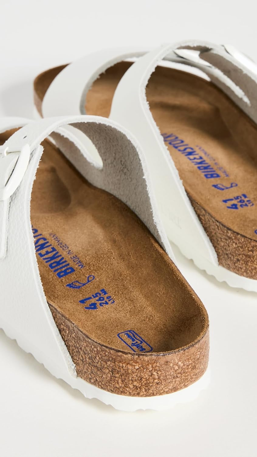 BIRKENSTOCK Arizona BF Damen Pantolette 24 EU Weiss, 24 EU Weiß