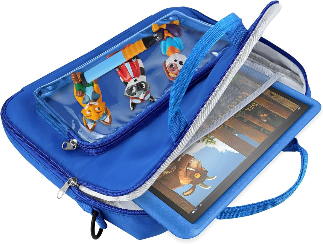 Gaga city 8-10 Zoll Kinder Tablet Tasche, mit Fächer für Edurino Figur und Stift, Kompatibel mit Rav