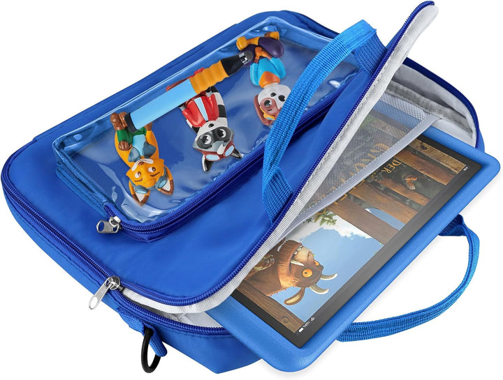Gaga city 8-10 Zoll Kinder Tablet Tasche, mit Fächer für Edurino Figur und Stift, Kompatibel mit Rav