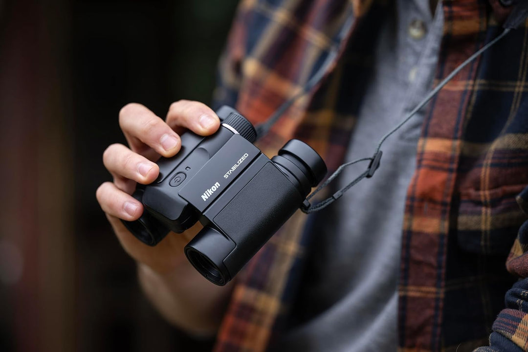 Nikon Fernglas STABILIZED 12X25 S (kompaktes und ultraleichtes Fernglas mit Bildstabilisierung), STA