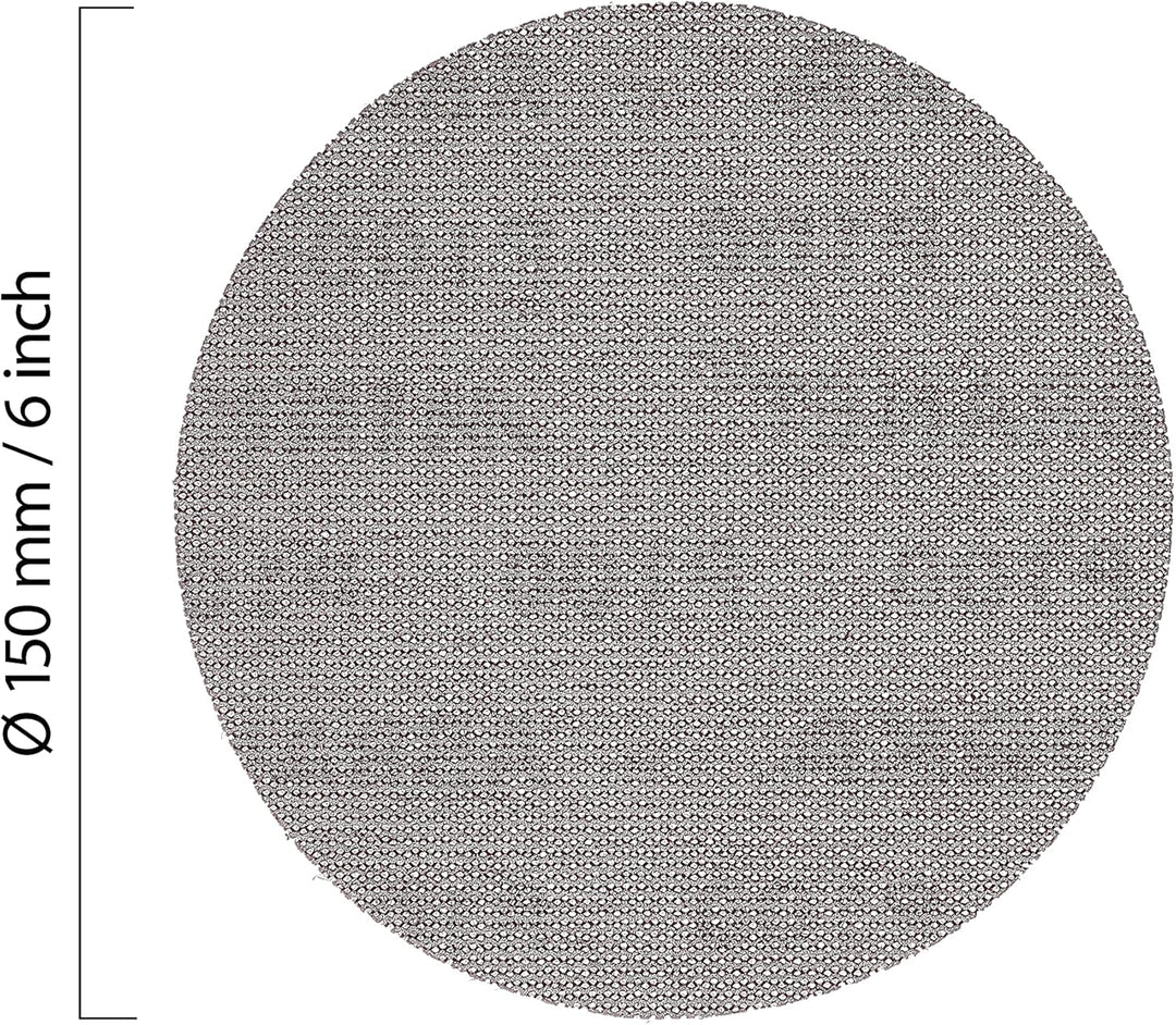 50x MIRKA Haftschleifscheibe ABRANET Grip 150mm K.120 f.HO/Metall/Lack/Ku. P120 Single, P120 Single