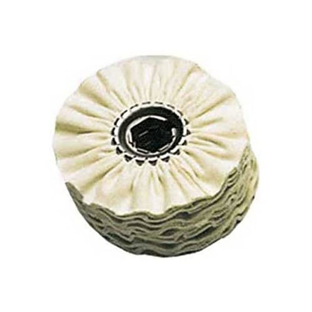 Flex Schwabbelscheibe mit Baumwollring (ø 100 mm, Polierring aus imprägniertem Baumwolltuch, für Alu