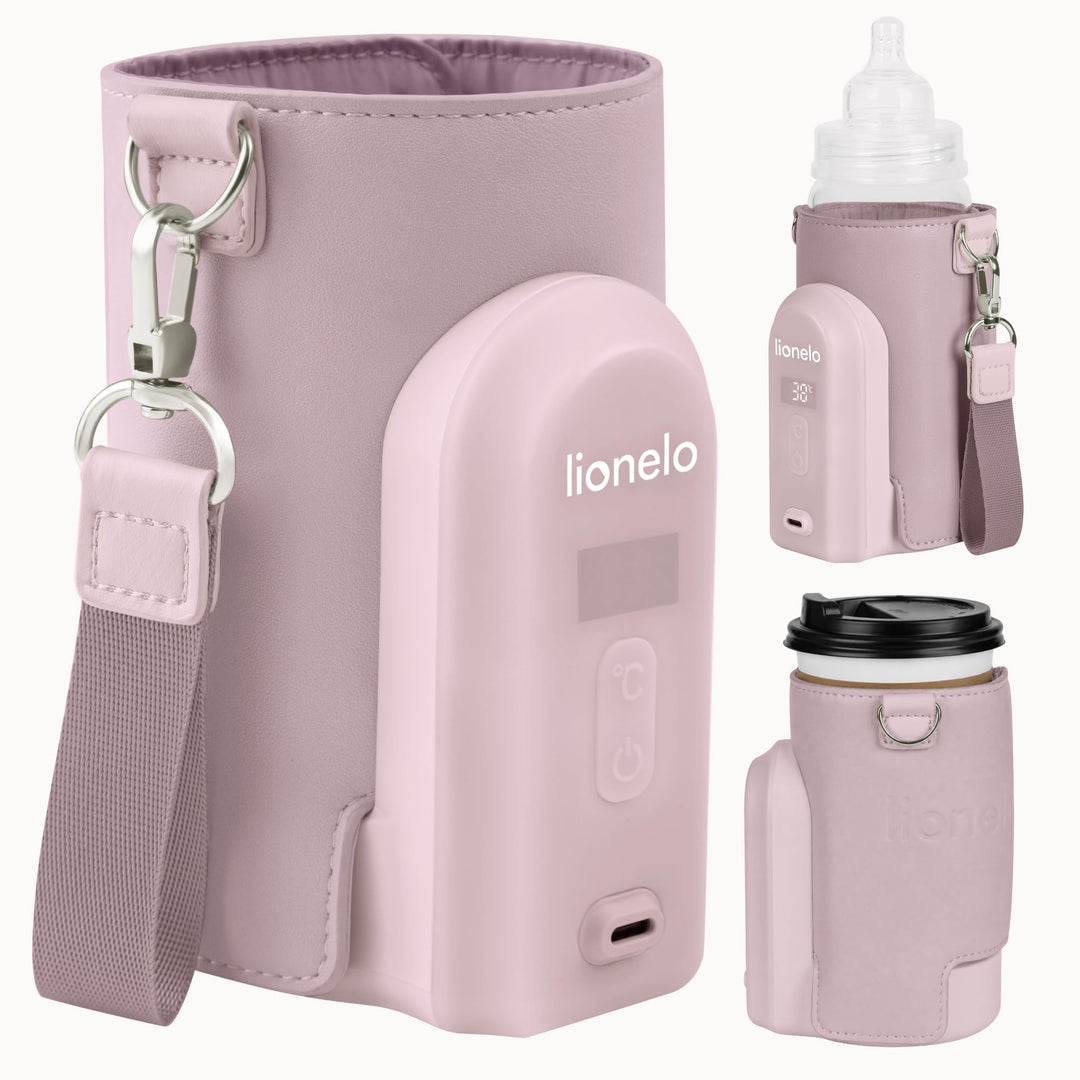 LIONELO Thermup Go Evo Tragbarer Babyflaschenwärmer, hält Flüssigkeiten warm, 5 Betriebstemperaturen