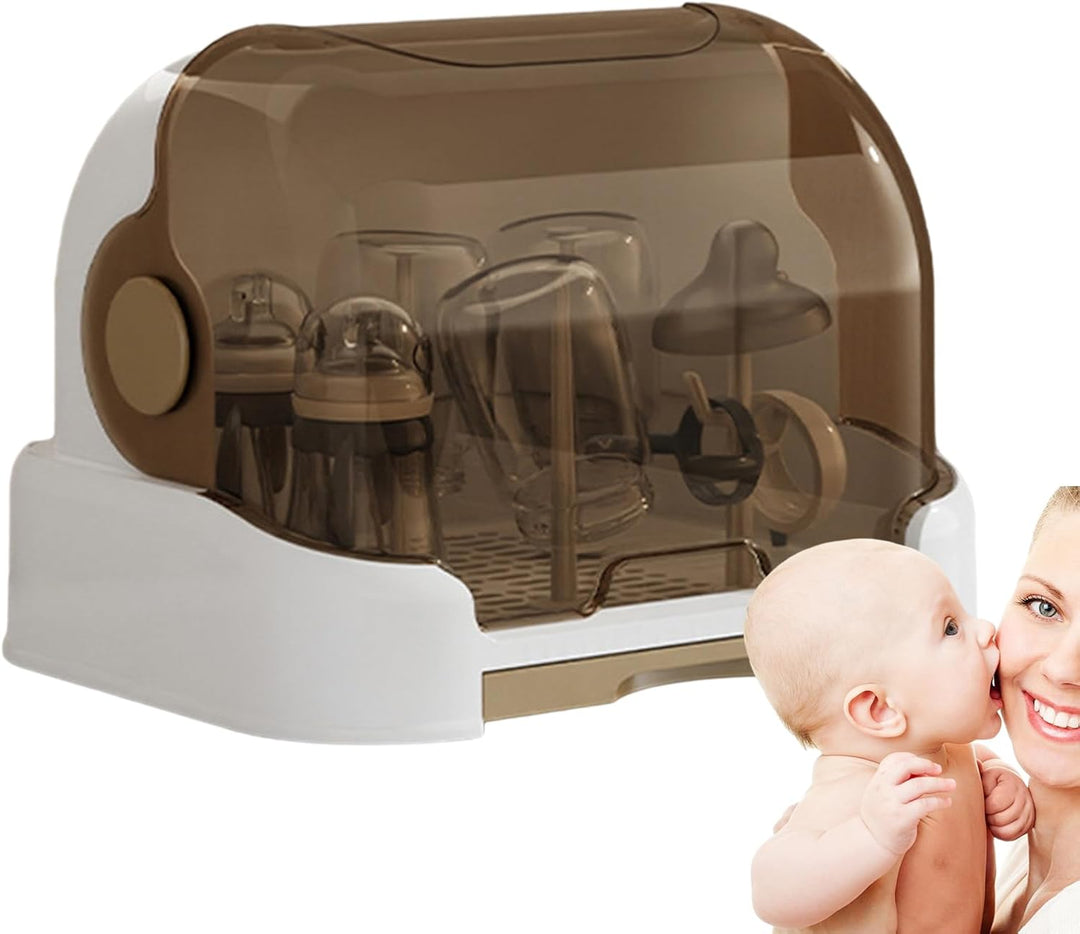 Generisch Babyflaschen Aufbewahrung, Babyflaschen Trockengestell Organizer Mit Deckel, Wäscheständer
