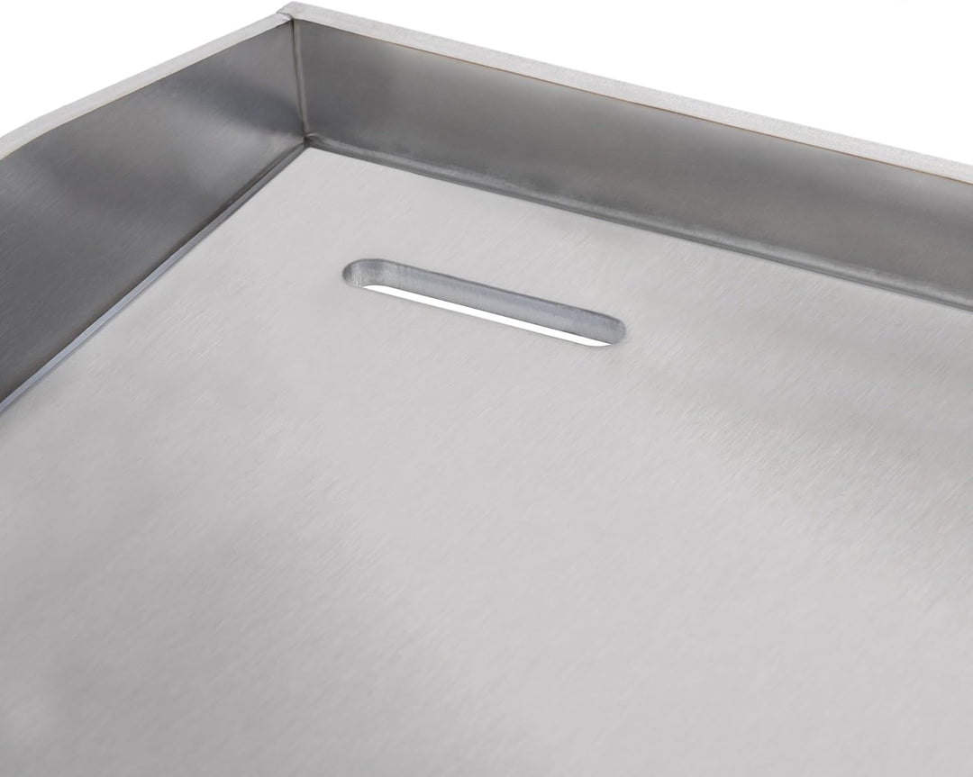 BBQ-Toro Edelstahl Grillplatte | 32,5 x 49 cm | BBQ Plancha, Grillplancha | Rechteckig, Universal un