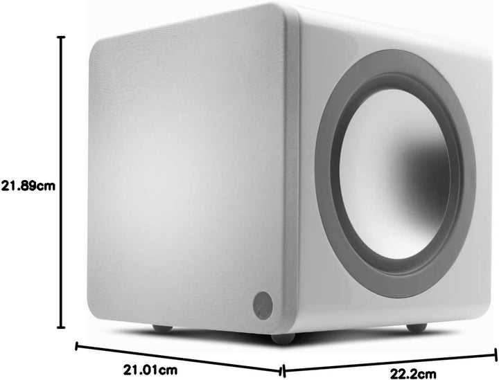 Cambridge Audio Minx X201-200 Watt Aktiv-Subwoofer mit Zwei zusätzlichen Basstreibern und voll einst