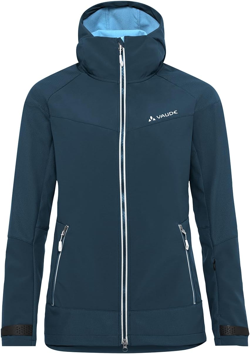 VAUDE Damen Women's All Year Elope Softshell Jacket Jacke, 34 dark sea uni