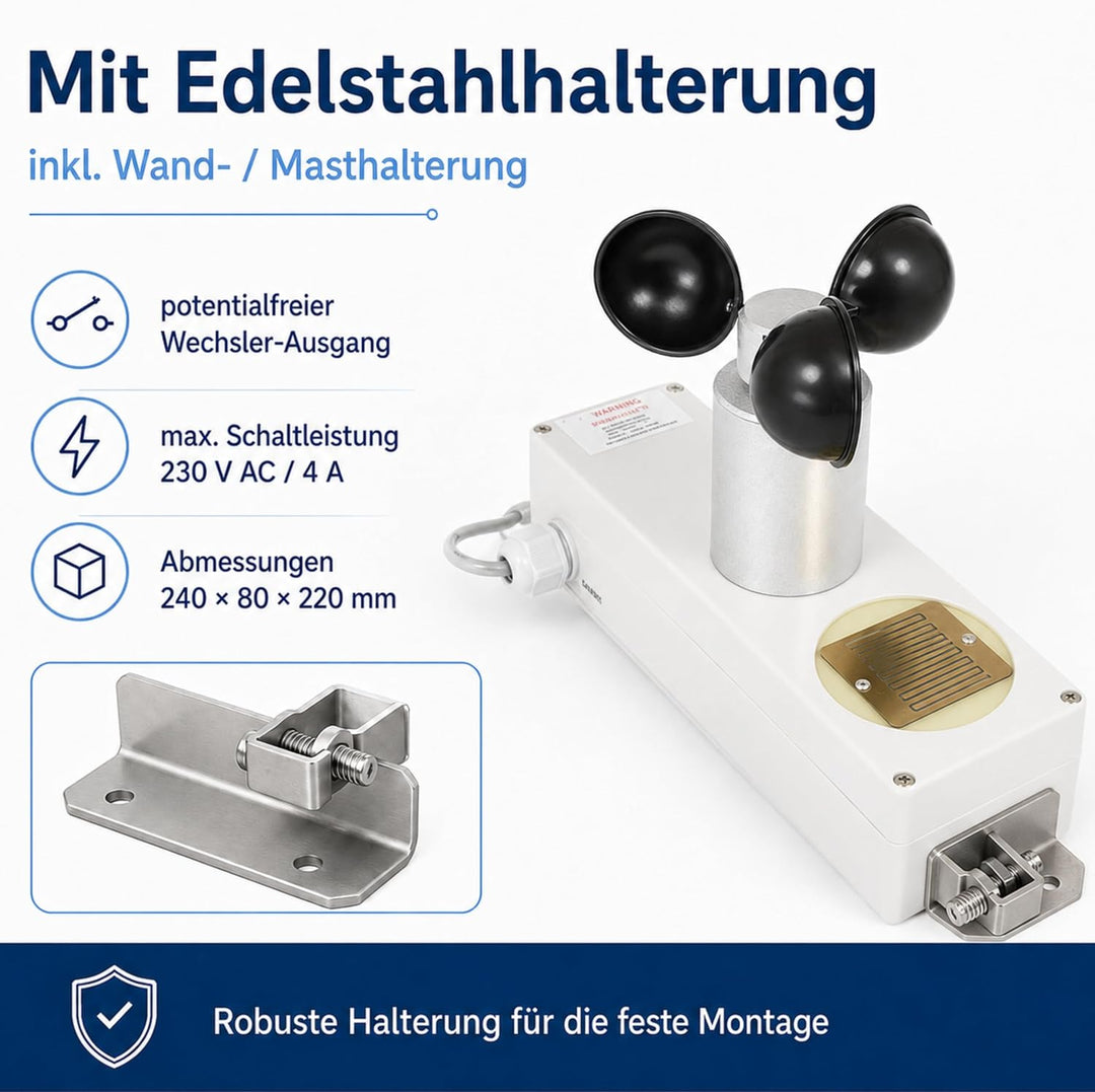 Wind und Regensensor Typ-Europa / 230V