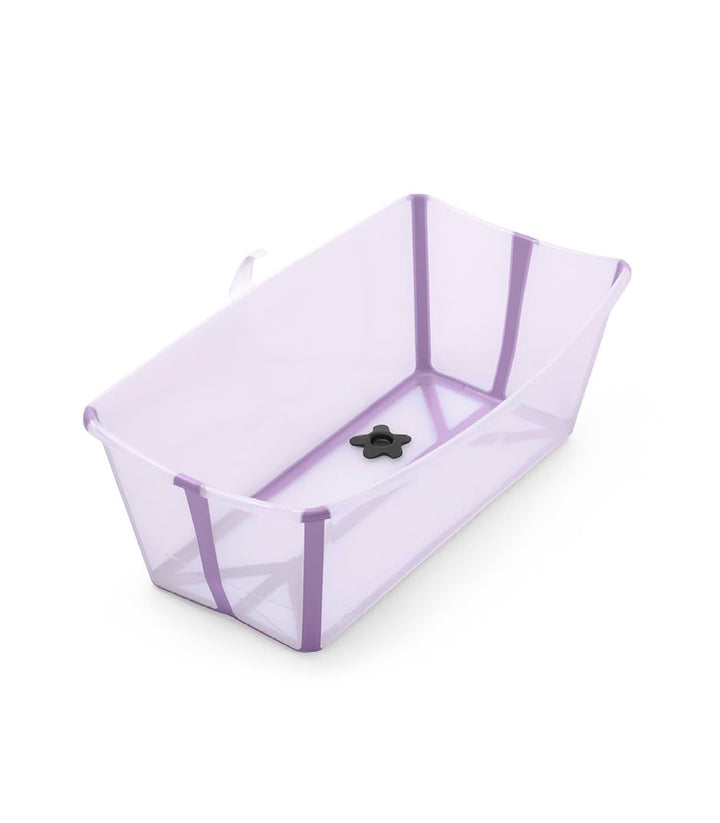 Stokke Flexi Bath, Lavender - 64 x 24 x 34 cm - Faltbare Babybadewanne für Neugeborene und Babys - L