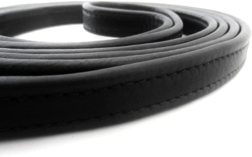 PS Pferdeartikel Weiche Softleder Zügel, Nappa geschlossen vernäht, Klassische Ausführung Farbe schw