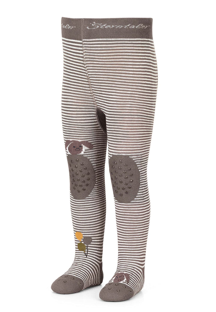 Sterntaler Unisex Baby Elefant Eddy Krabbelstrumpfhose 86 Grau, 86 Grau