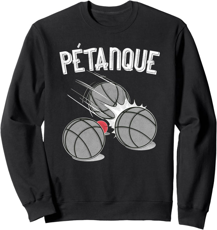 Pétanque Kugeln Outfit zum Boulen für Petanque-Spieler Sweatshirt
