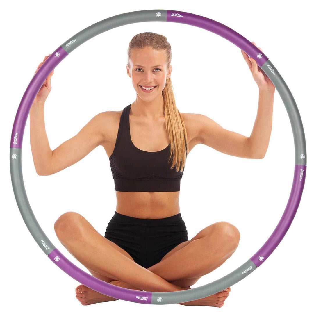 just be... Fitness Hula Hoop Reifen für Erwachsene und Jugendliche. Fitness Hula Hoop mit abnehmbare