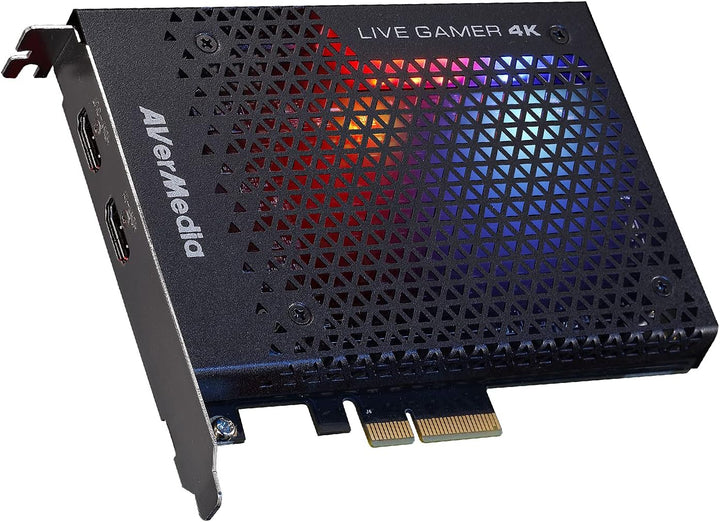 AVerMedia Live Gamer 4K – GC573 – Zum Aufnehmen von 4Kp60 HDR Inhalten – Ultra Low Latency – PCIe x4