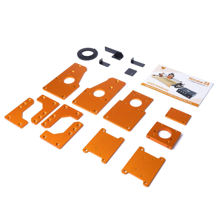 FoxAlien Upgarde Aluminium Platte Kit für Masuter Pro CNC Router NEMA 23 Schrittmotoren