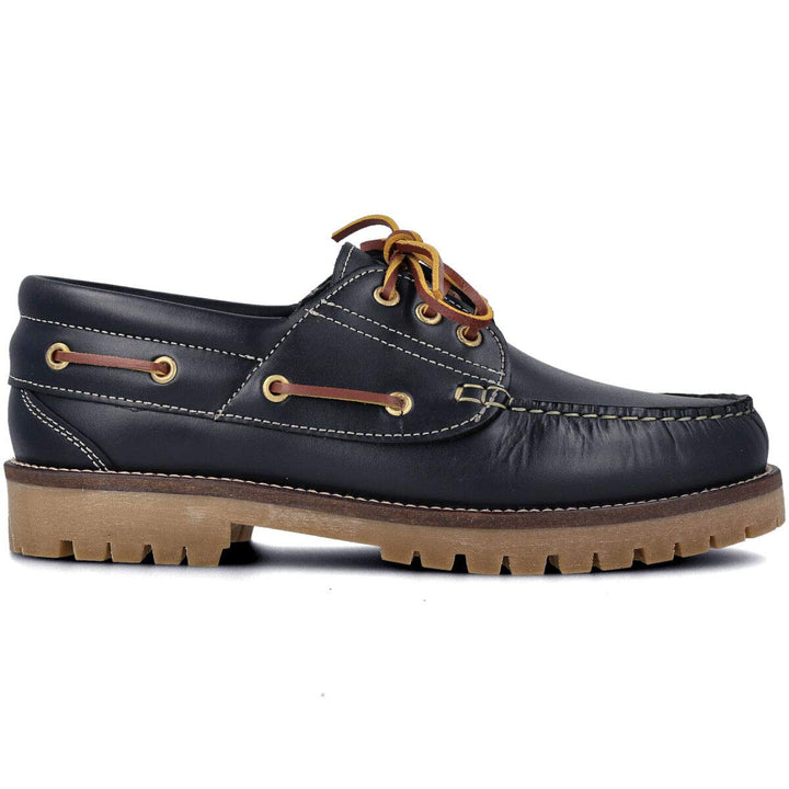 PAYMA - Herren Damen Kinder Bootsschuhe Segelschuhe Mokassins aus Seahorse Geölt Leder 3 Eye Classic