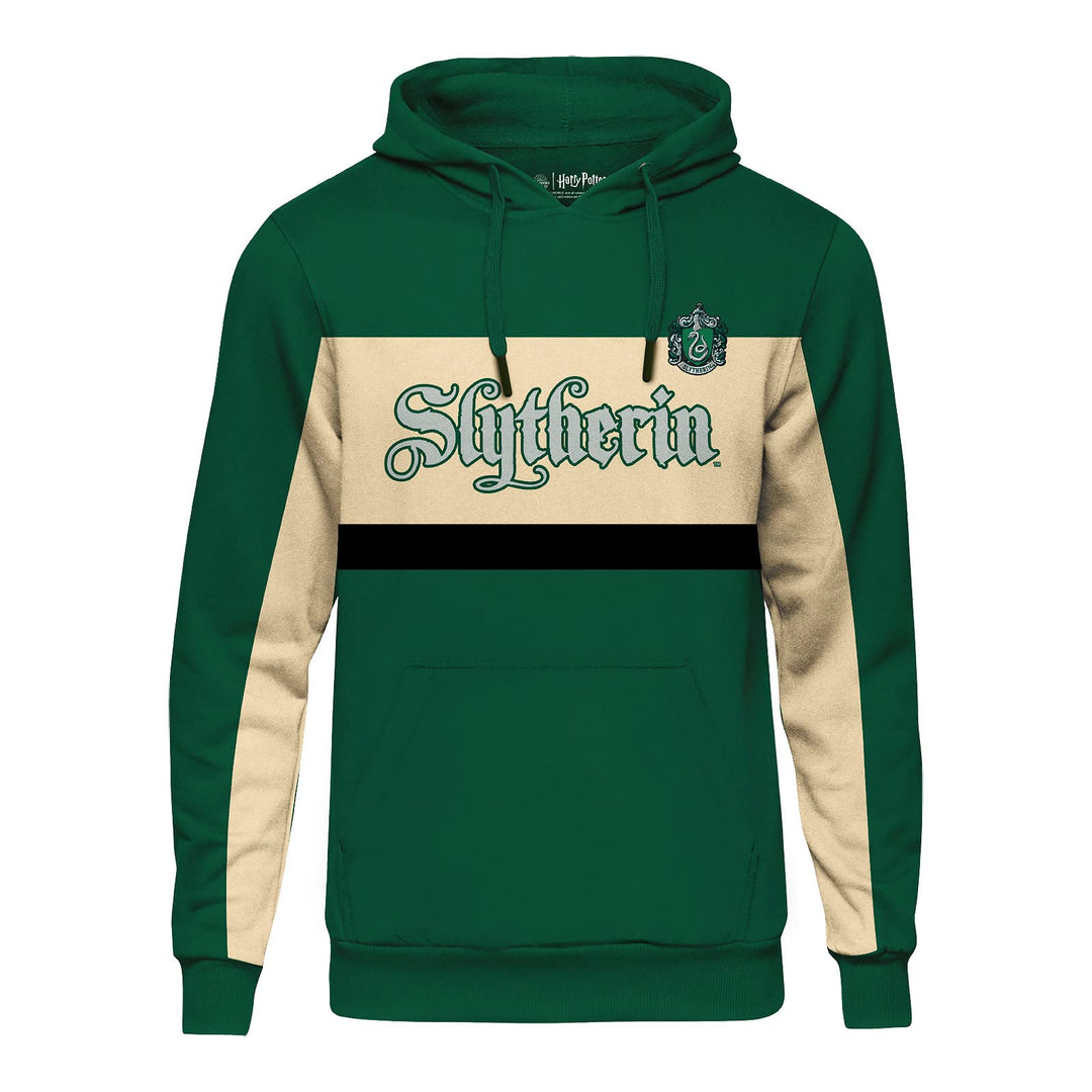 Harry Potter Hoodies mit verschiedenen Team Motiven für Herren Damen Unisex Baumwolle XXL Slytherin,